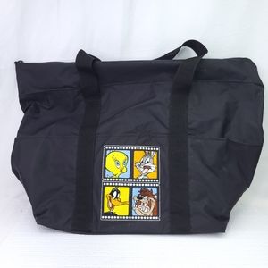 Hallmark WB Looney Tunes Zippered Tote Bag Bugs Bunny Tweety Bird Taz Daffy